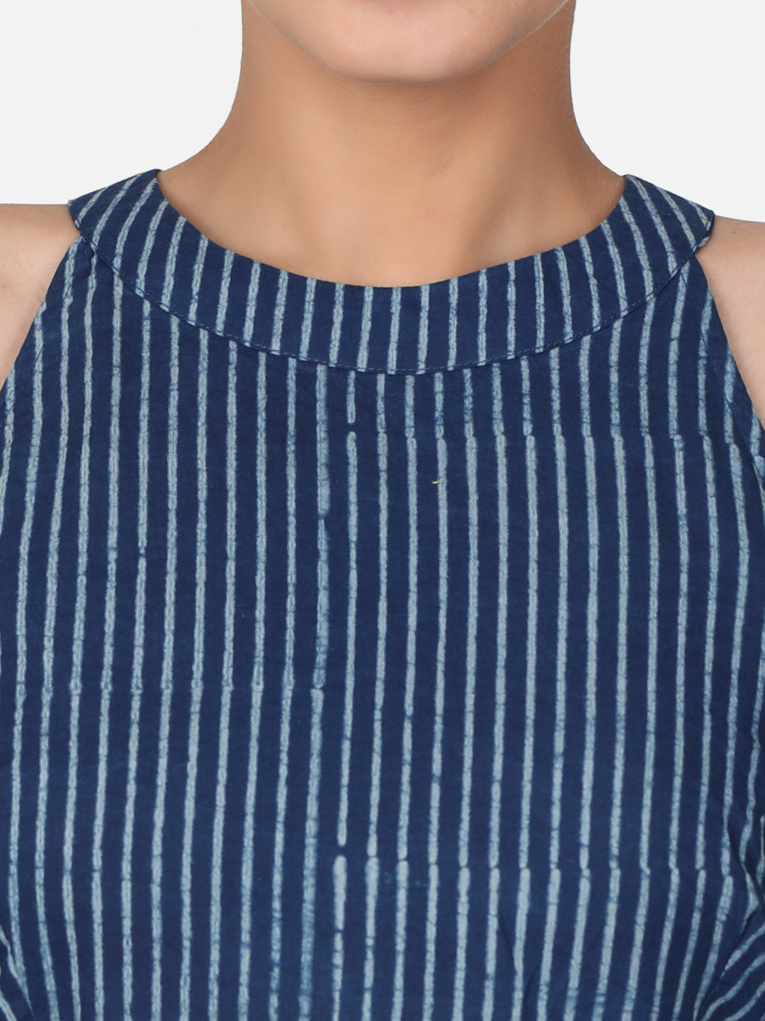 Halter Neck Cotton Blouse