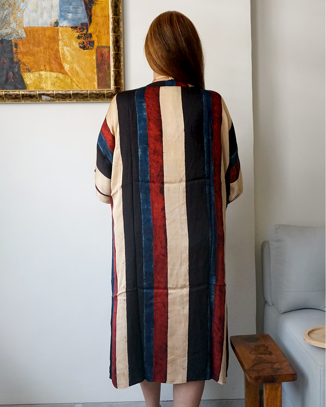 Striped Modal Kaftan