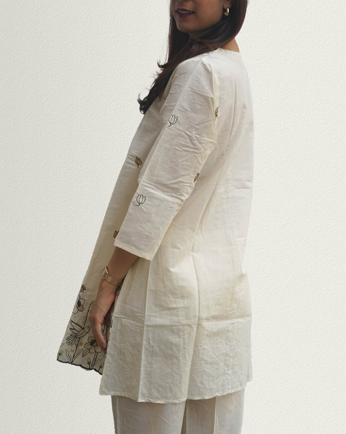 Floral Cotton Cambric Co-ord Set