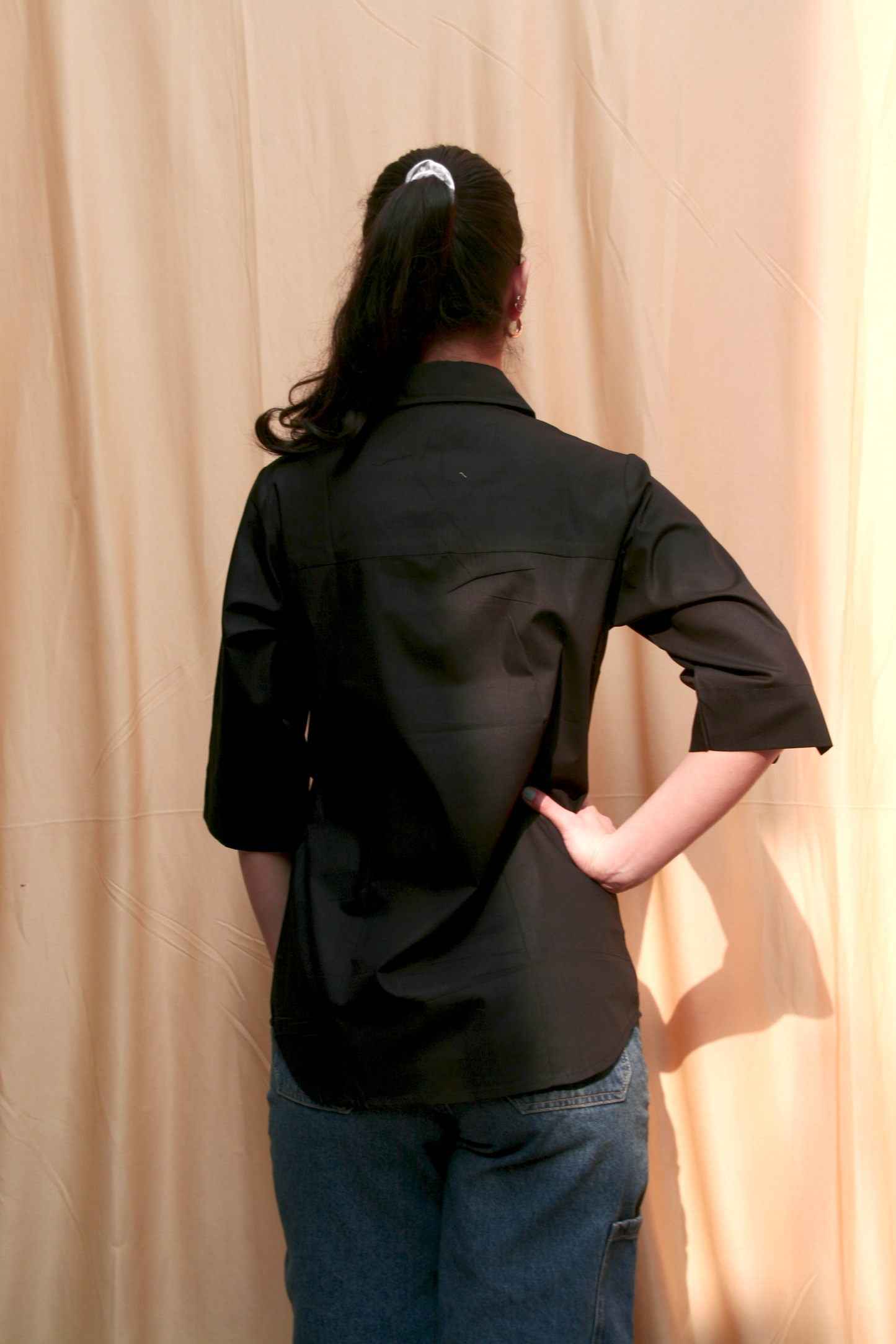 Black Cotton Shirt