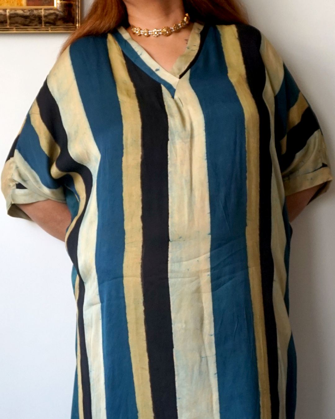 Striped Modal Kaftan