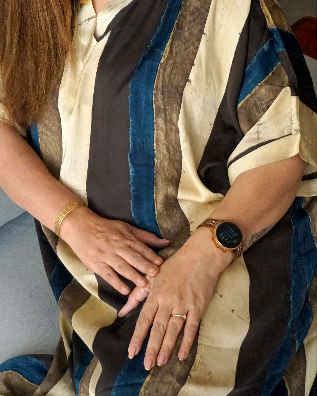 Striped Modal Kaftan