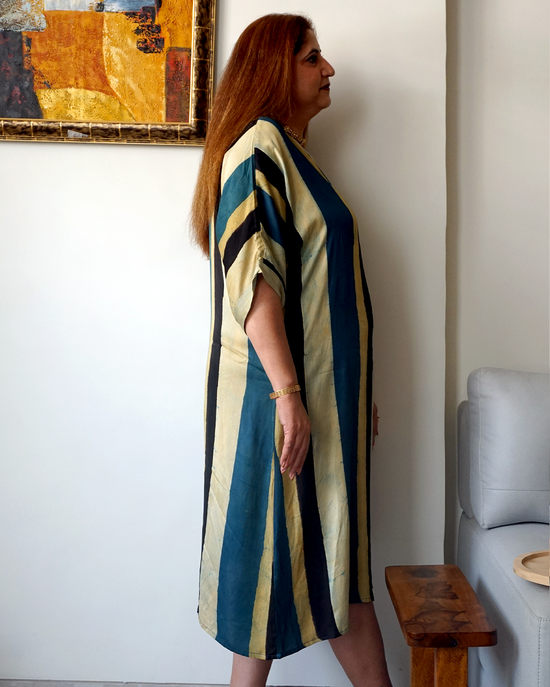 Striped Modal Kaftan
