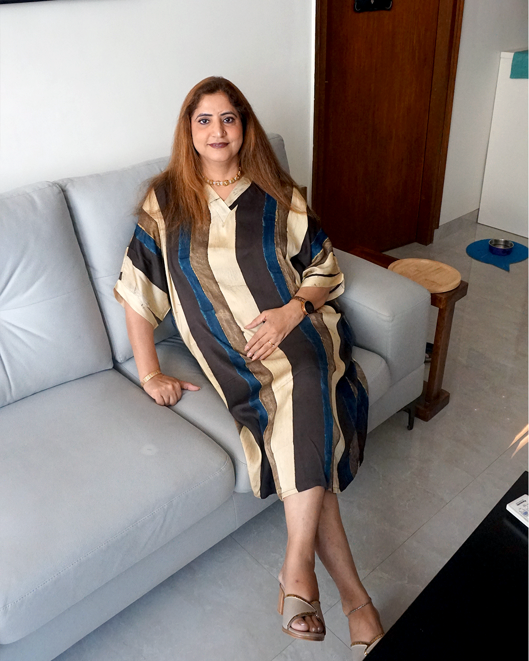 Striped Modal Kaftan