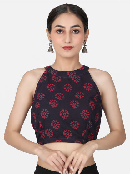 Halter Neck Cotton Blouse