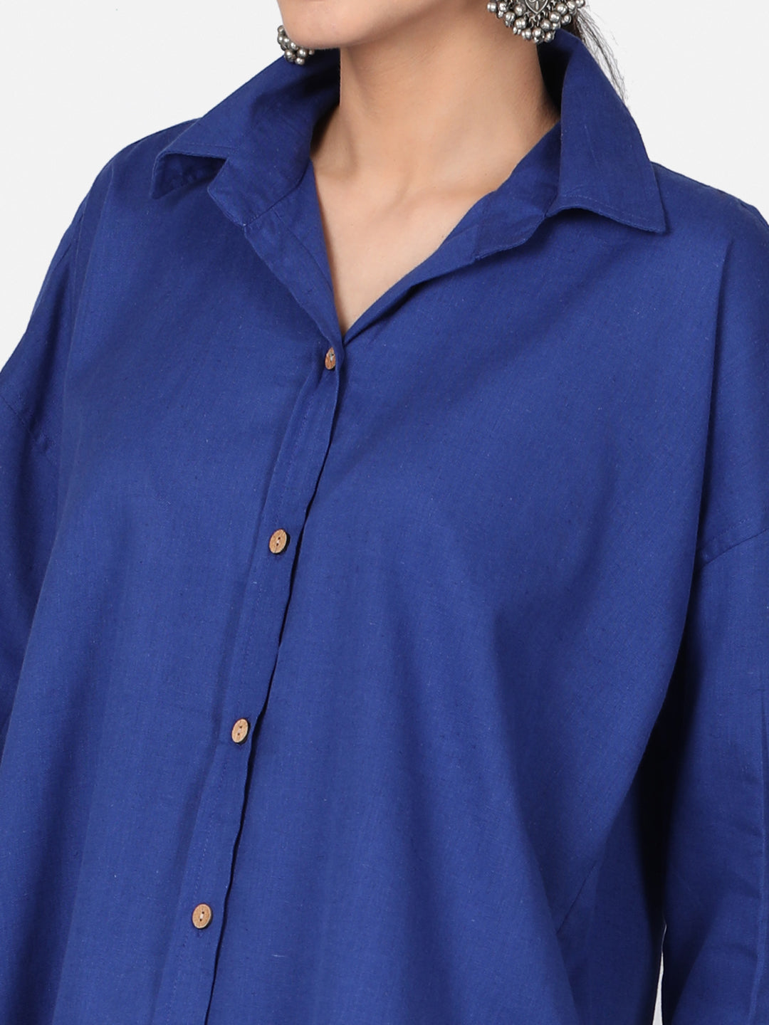 Blue Cotton Co-Ord Set