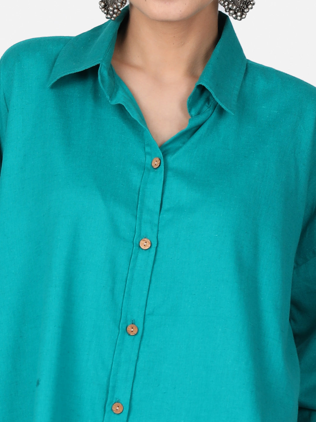 Teal Cotton Co-Ord Set