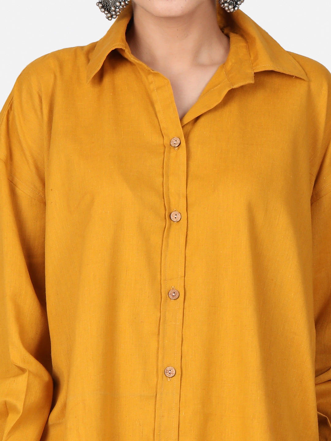 Mustard Cotton Co-Ord Set