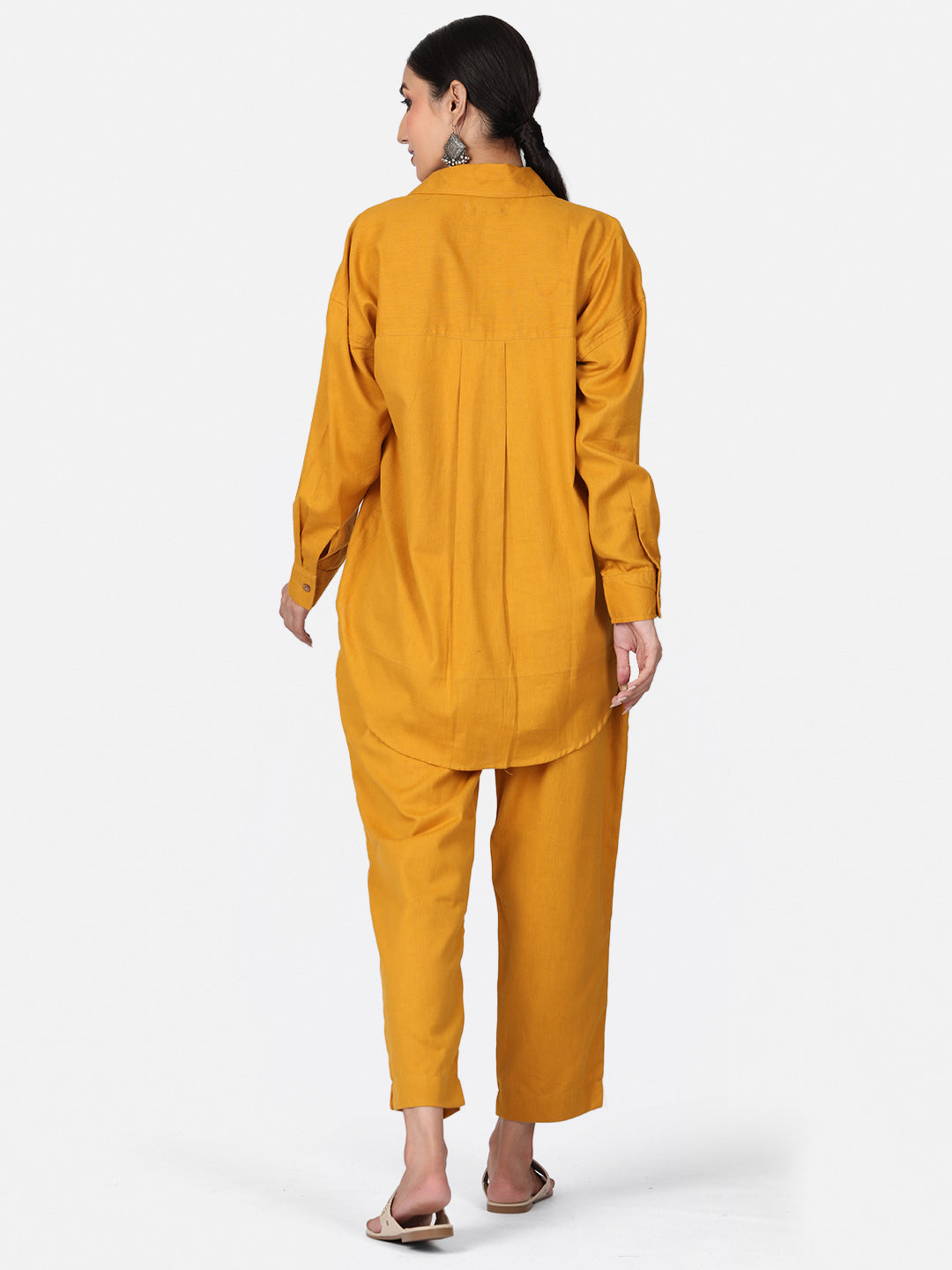 Mustard Cotton Co-Ord Set