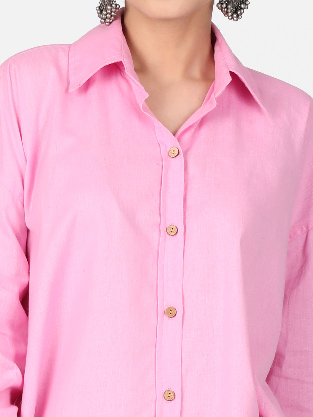 Baby Pink Cotton Co-Ord Set