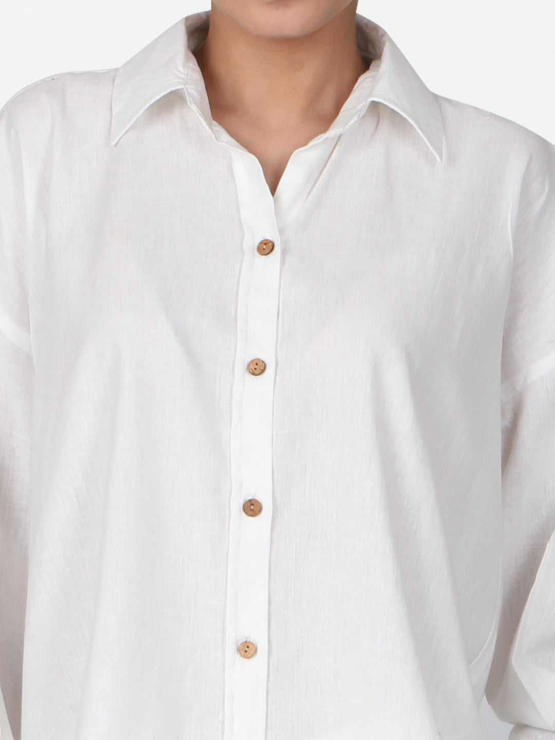 White Cotton Co-Ord Set