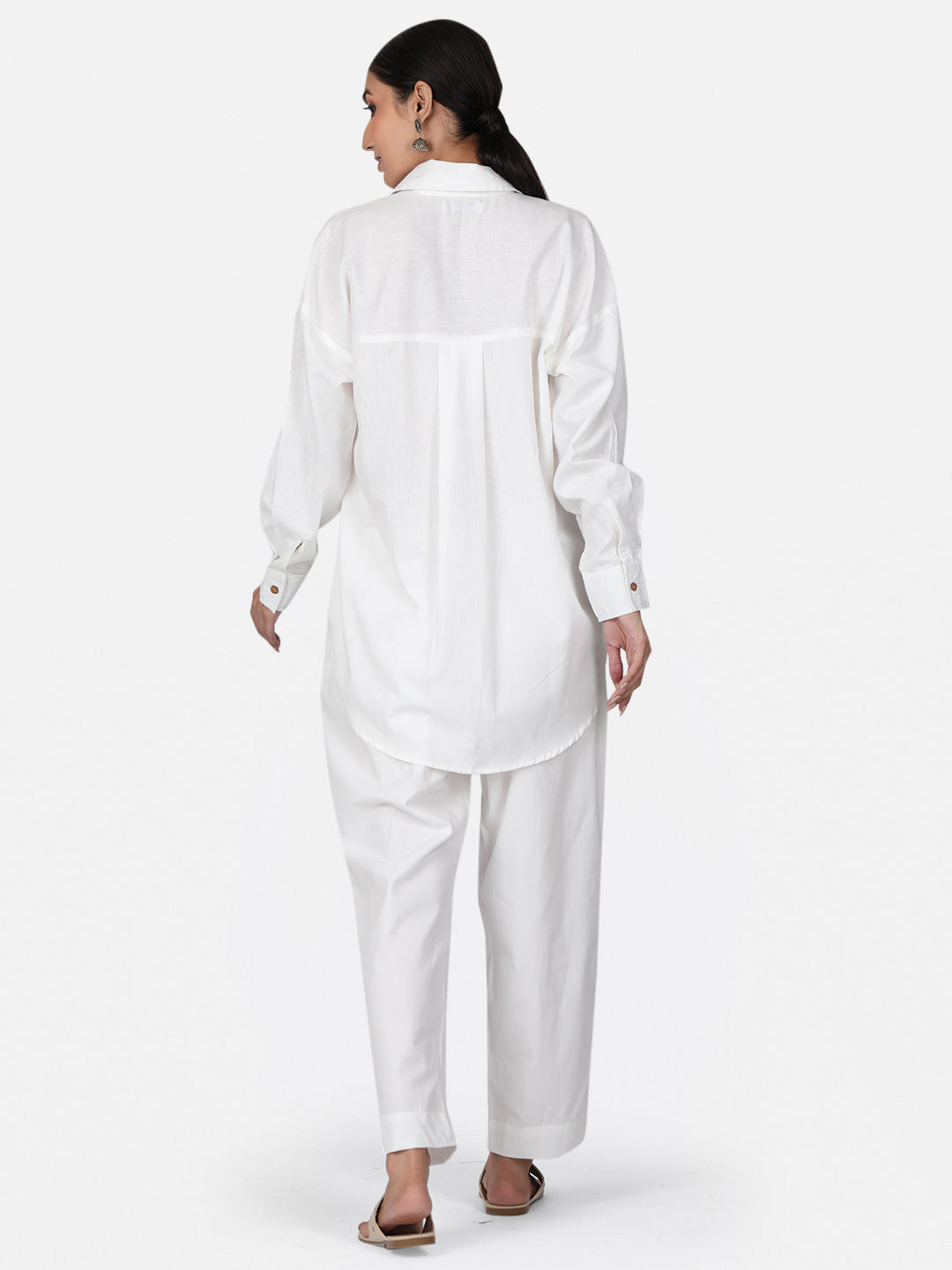 White Cotton Co-Ord Set