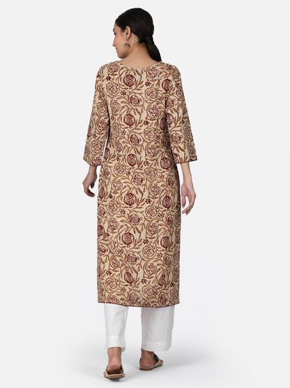 Anar Handblock Cotton Kurta