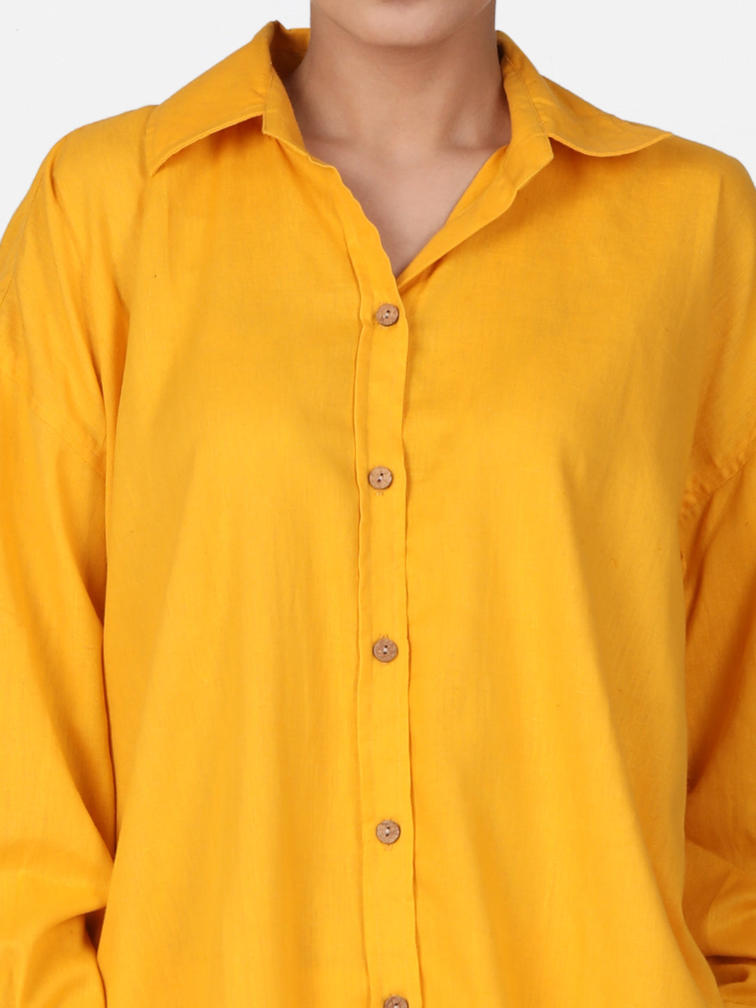 Yellow Cotton Co-Ord Set