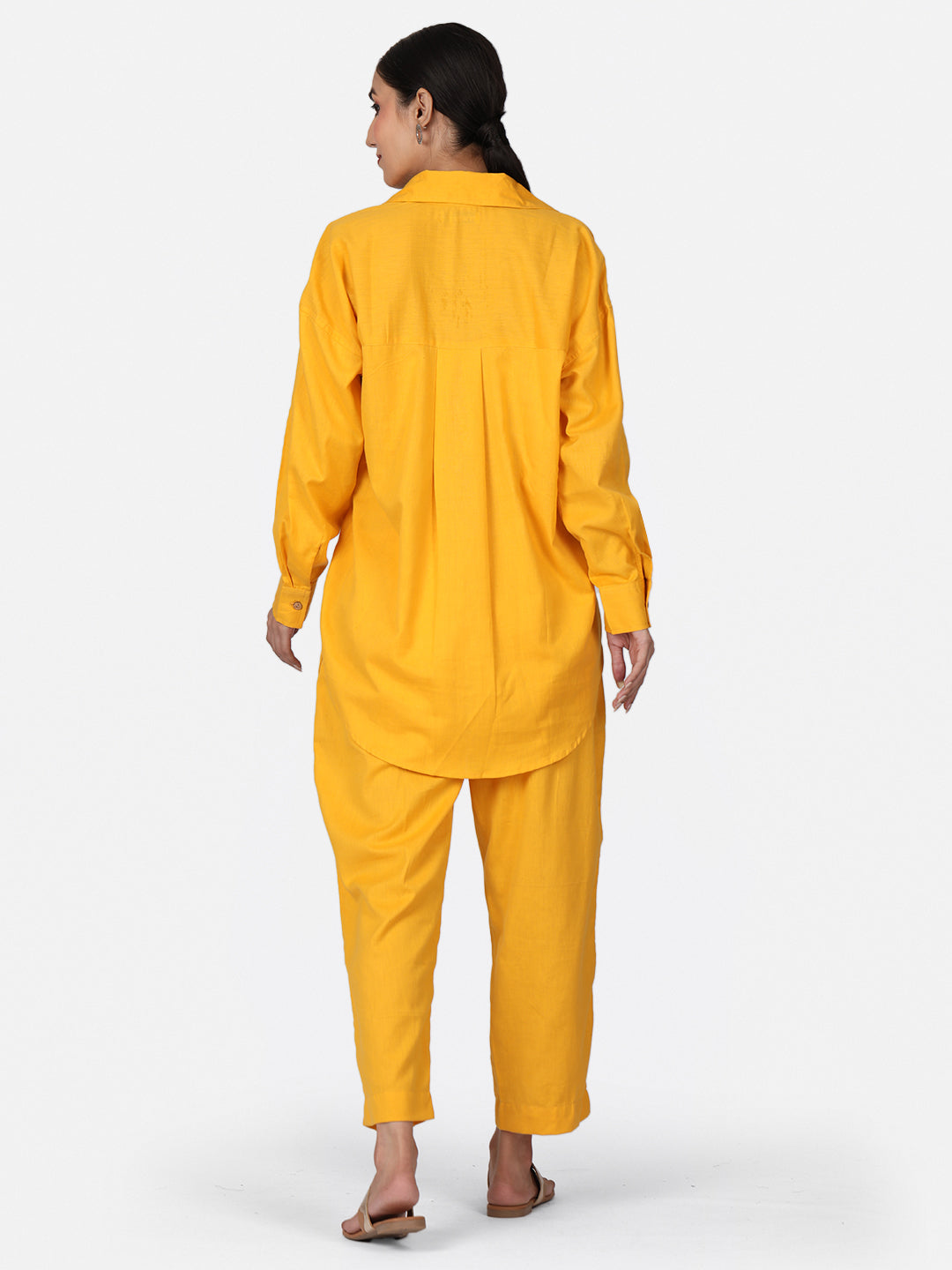 Yellow Cotton Co-Ord Set