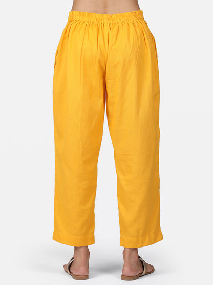 Yellow Cotton Co-Ord Set