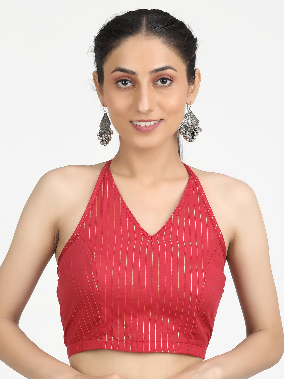 Black Cotton Saree Blouse