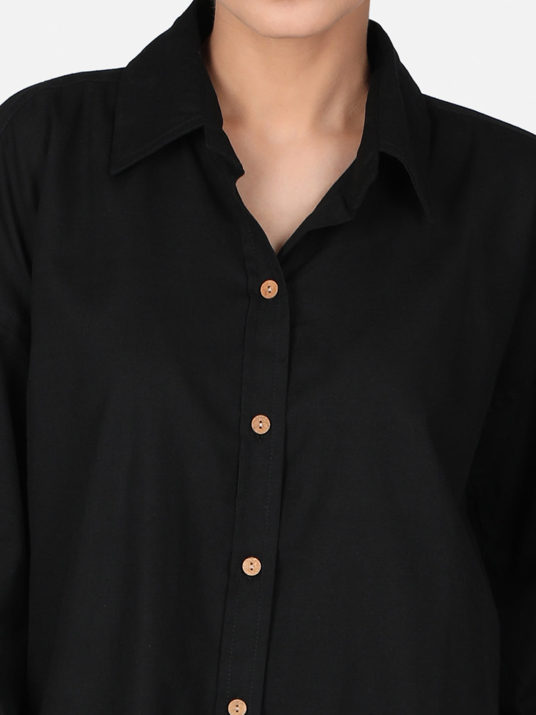 Black Cotton Co-Ord Set