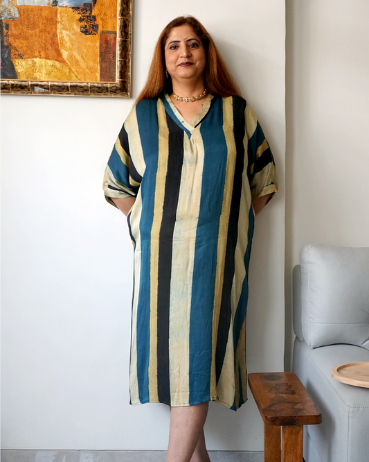 Striped Modal Kaftan