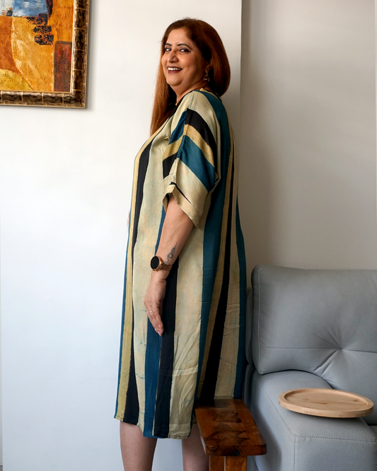 Striped Modal Kaftan