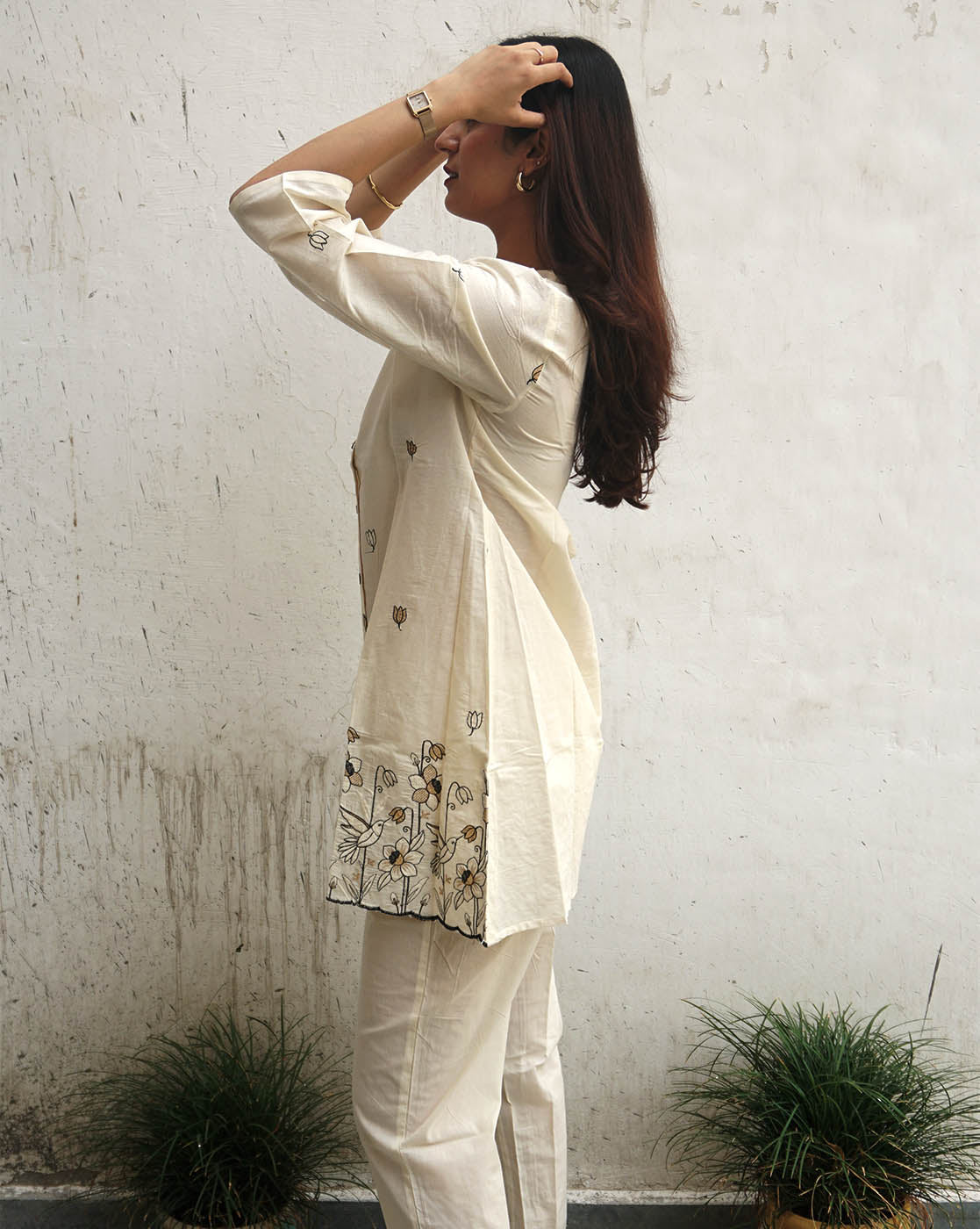 Floral Cotton Cambric Co-ord Set