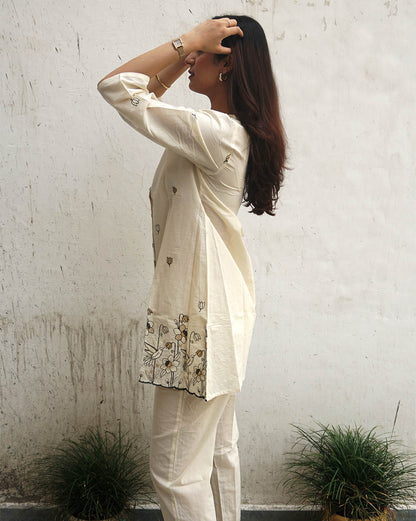 Floral Cotton Cambric Co-ord Set