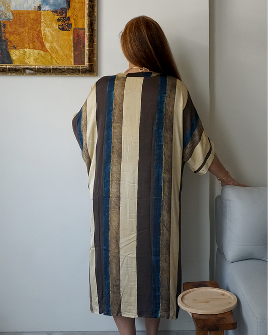 Striped Modal Kaftan