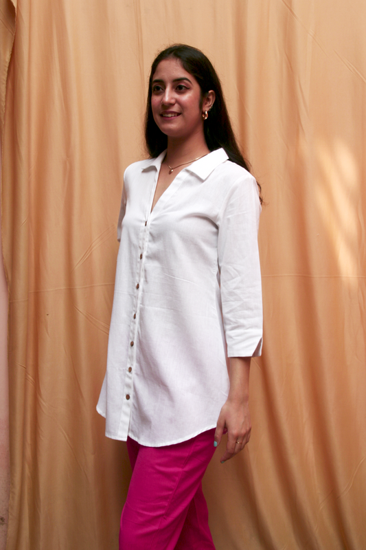White Cotton Shirt